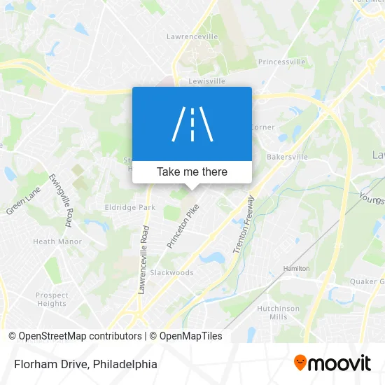 Florham Drive map