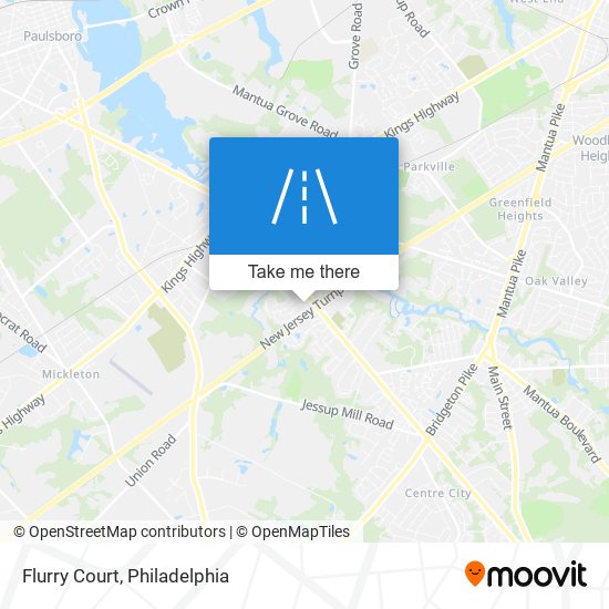 Mapa de Flurry Court
