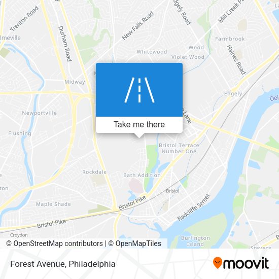 Mapa de Forest Avenue