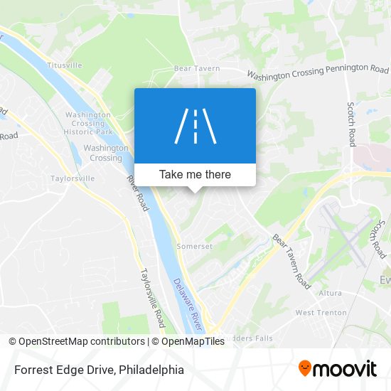Mapa de Forrest Edge Drive