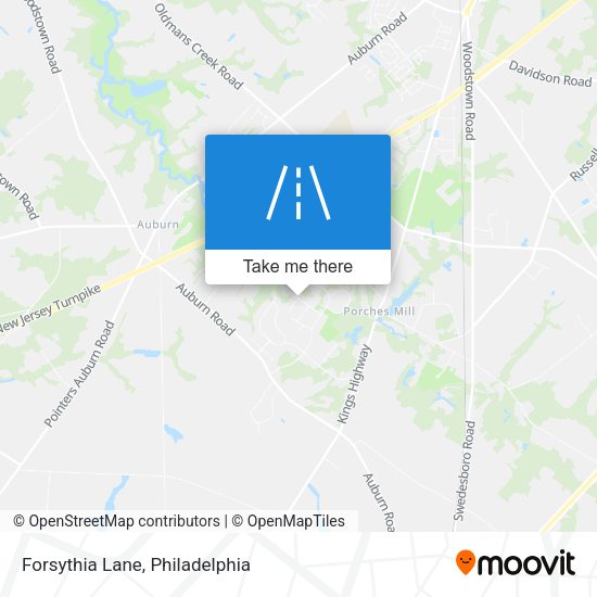 Forsythia Lane map
