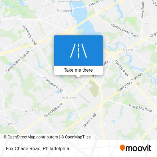 Fox Chase Road map