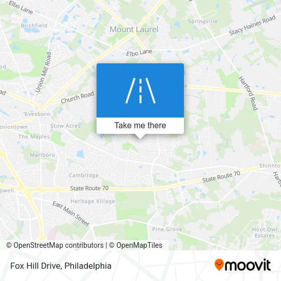 Mapa de Fox Hill Drive