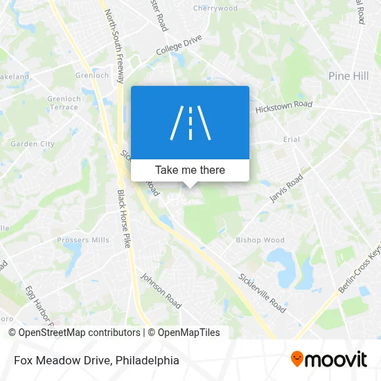 Fox Meadow Drive map