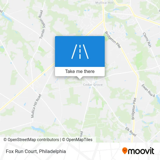Fox Run Court map