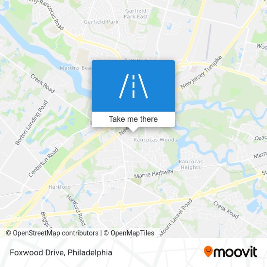 Mapa de Foxwood Drive