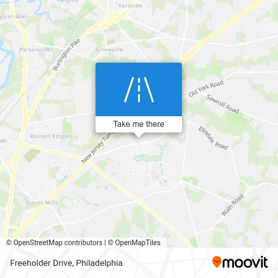 Freeholder Drive map