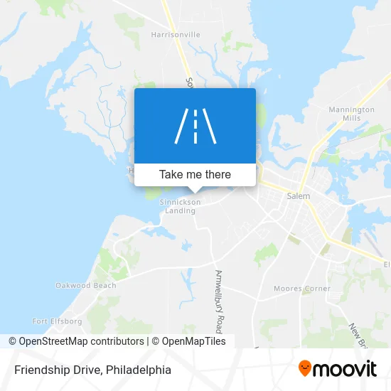 Friendship Drive map