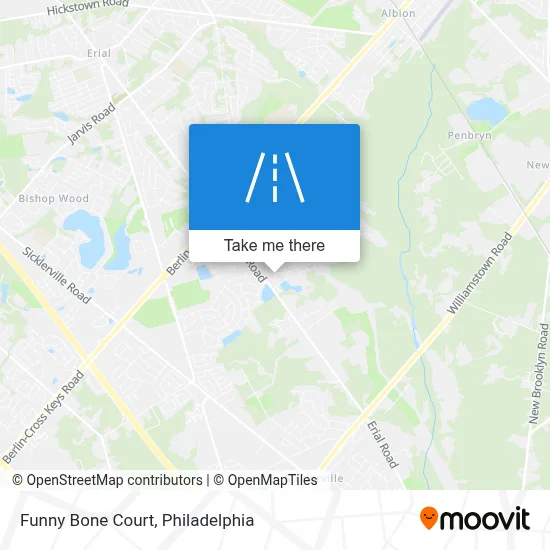 Funny Bone Court map