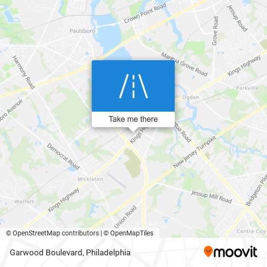 Mapa de Garwood Boulevard
