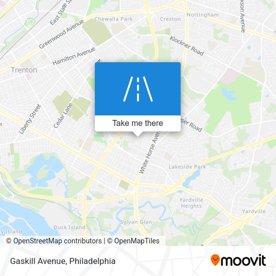 Mapa de Gaskill Avenue