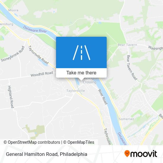 Mapa de General Hamilton Road