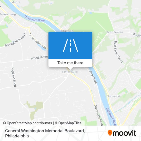 General Washington Memorial Boulevard map