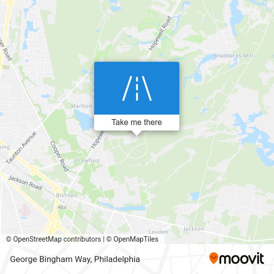 George Bingham Way map