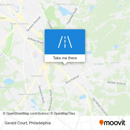 Gerald Court map