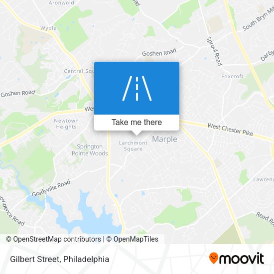 Mapa de Gilbert Street