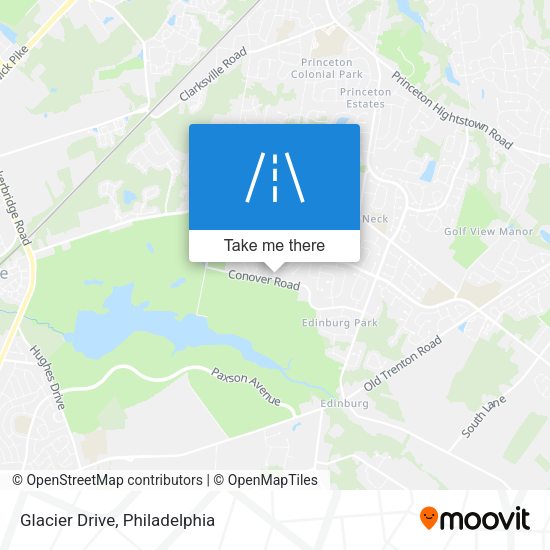 Mapa de Glacier Drive