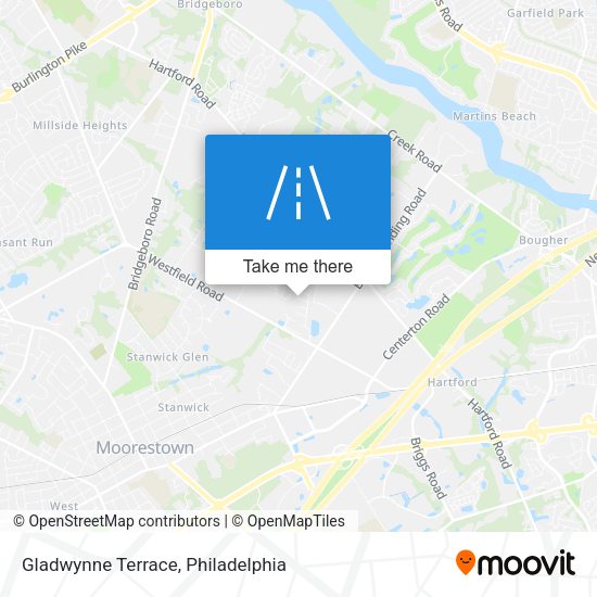 Mapa de Gladwynne Terrace