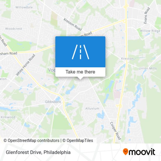 Glenforest Drive map
