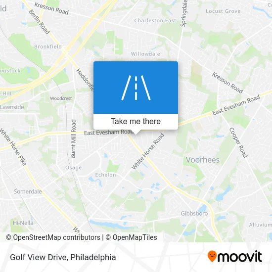 Golf View Drive map
