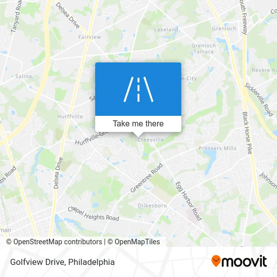 Golfview Drive map