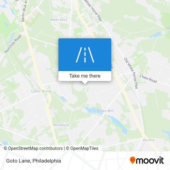 Mapa de Goto Lane