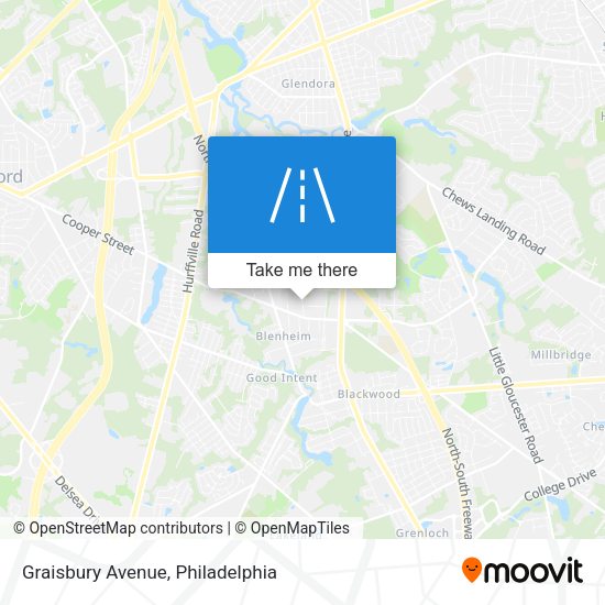 Mapa de Graisbury Avenue