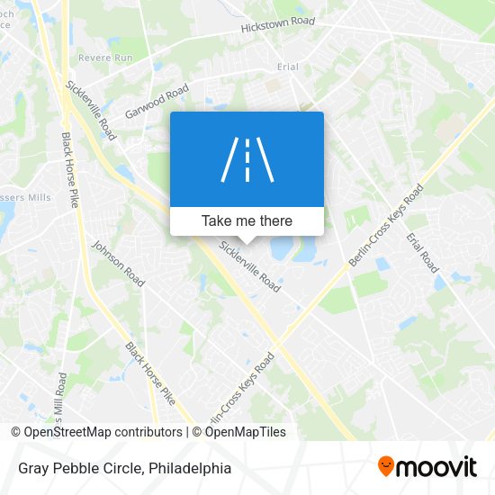 Gray Pebble Circle map