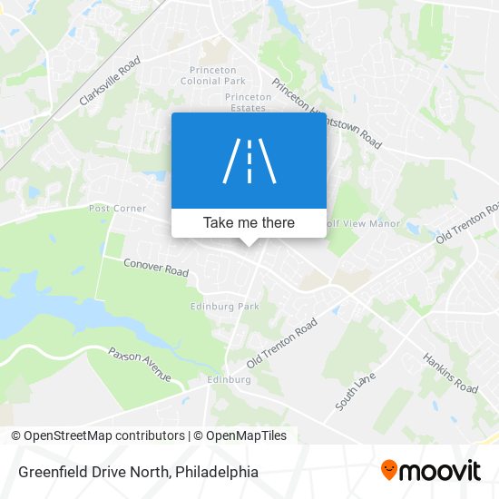 Greenfield Drive North map