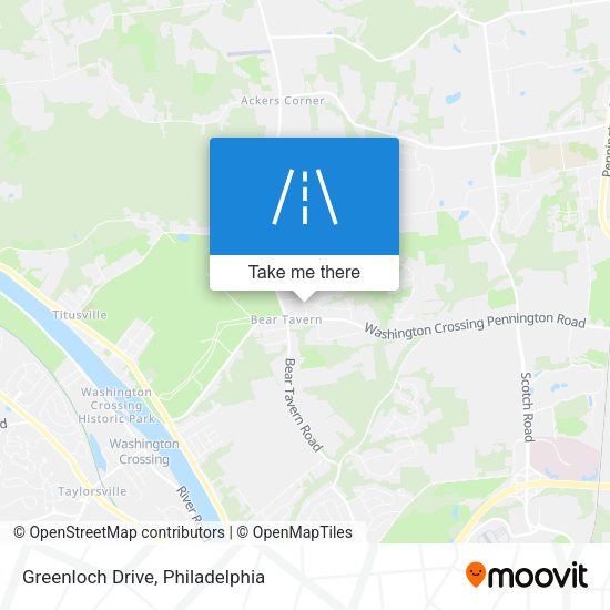 Greenloch Drive map