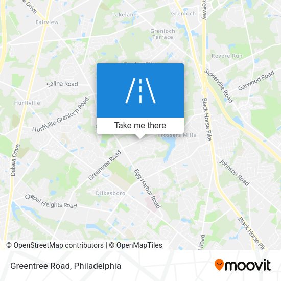 Mapa de Greentree Road
