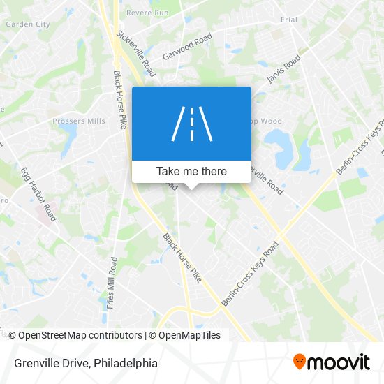 Grenville Drive map