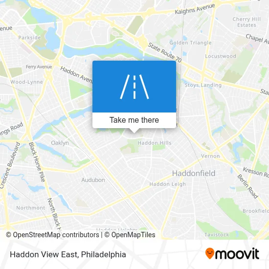 Haddon View East map