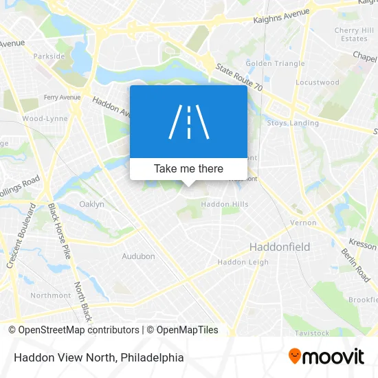 Haddon View North map