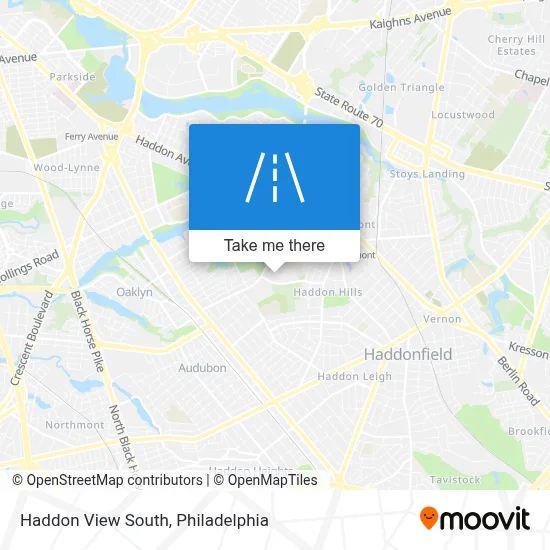 Haddon View South map