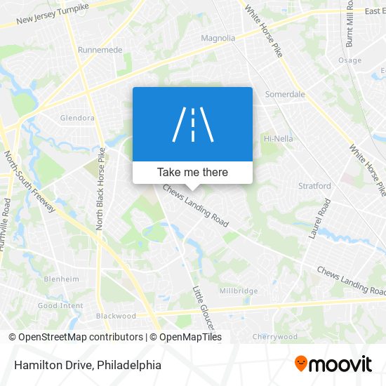 Hamilton Drive map