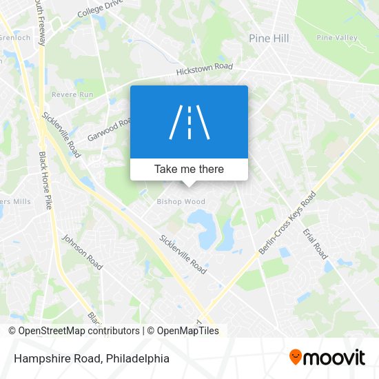 Mapa de Hampshire Road