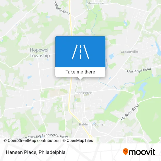Hansen Place map