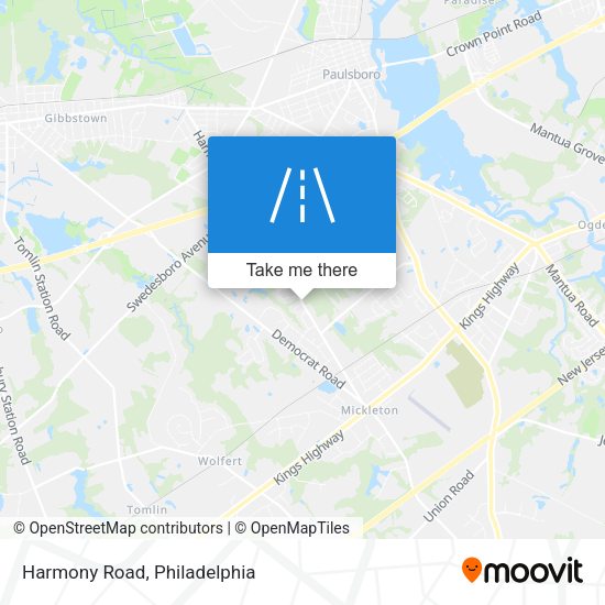 Mapa de Harmony Road