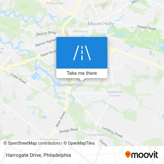 Harrogate Drive map