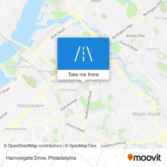 Harrowgate Drive map