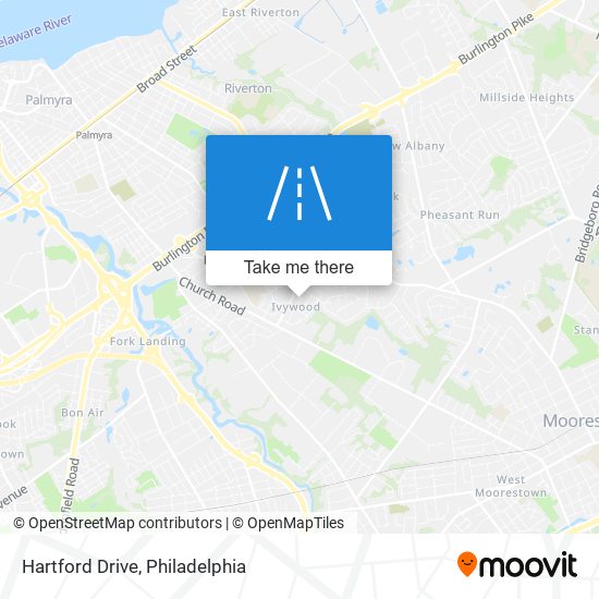 Hartford Drive map