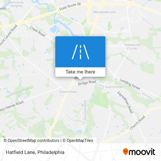 Mapa de Hatfield Lane