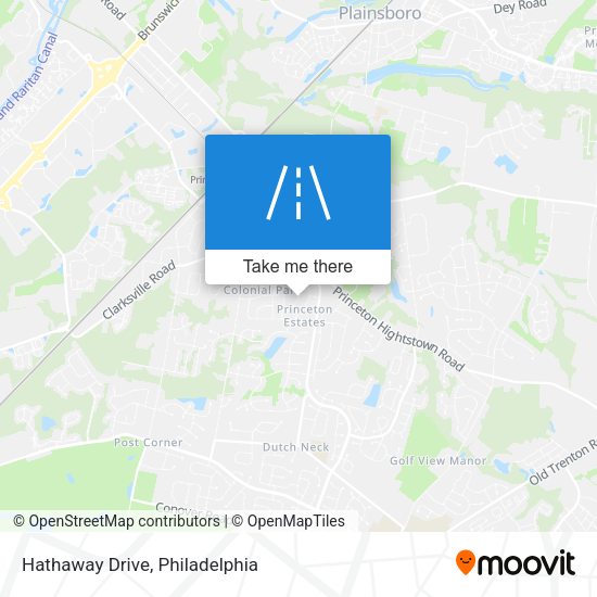 Mapa de Hathaway Drive