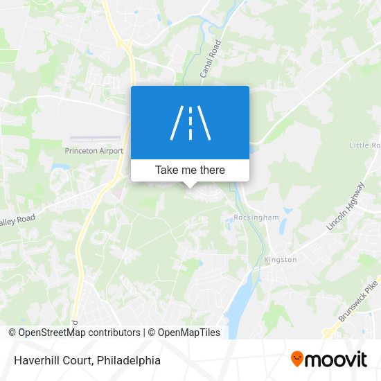 Mapa de Haverhill Court