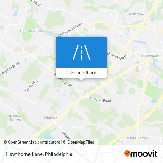 Mapa de Hawthorne Lane