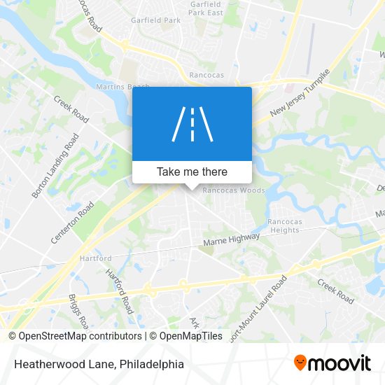 Mapa de Heatherwood Lane
