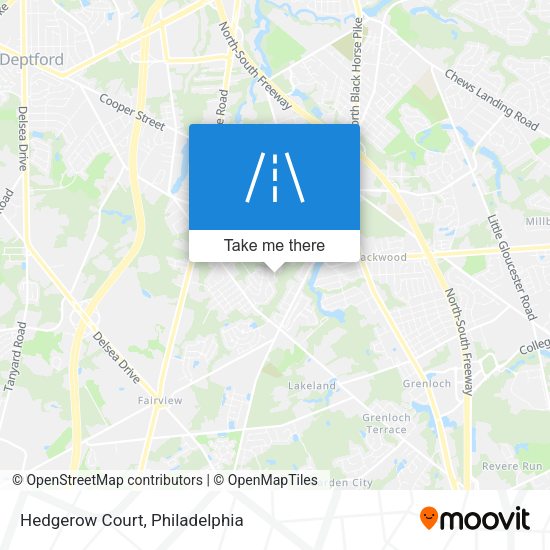 Mapa de Hedgerow Court