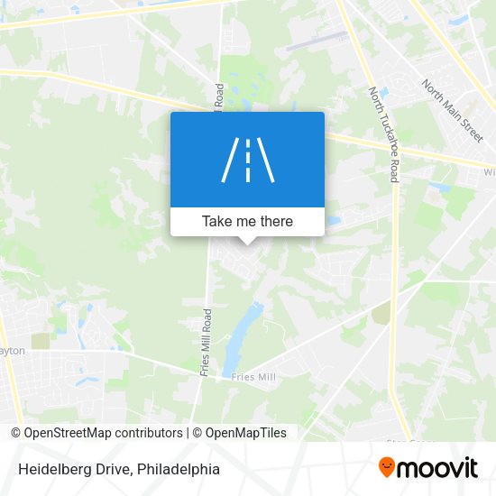 Heidelberg Drive map