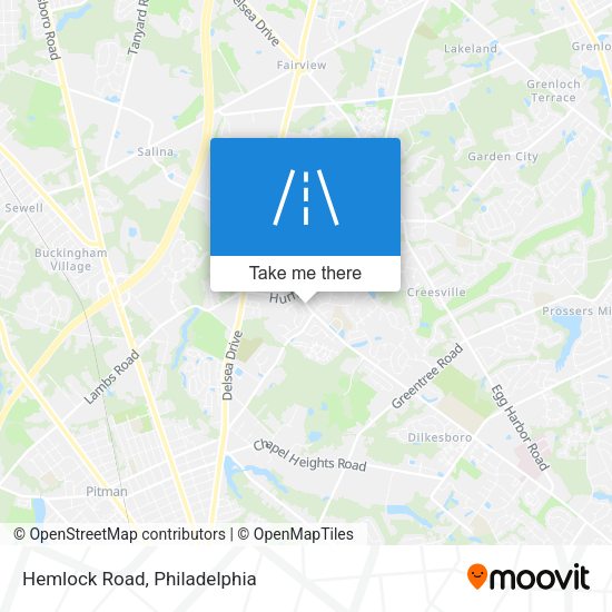 Mapa de Hemlock Road